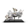 Lladró Figurina Lezione di Danza Edizione Limitata 36x49cm Porcellana