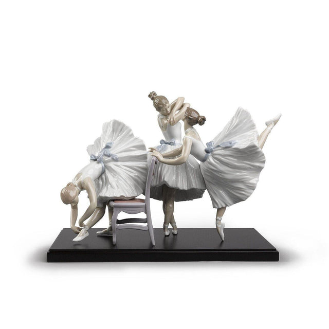Lladró Figurina Lezione di Danza Edizione Limitata 36x49cm Porcellana