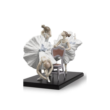 Lladró Figurina Lezione di Danza Edizione Limitata 36x49cm Porcellana
