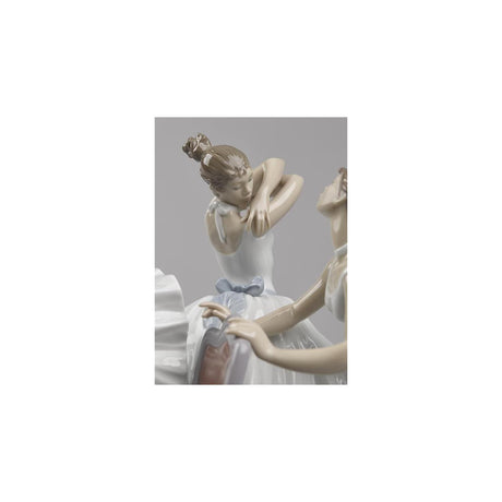 Lladró Figurina Lezione di Danza Edizione Limitata 36x49cm Porcellana