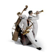 Lladró Figurina Trio di Jazz Edizione Limitata 35x30cm Porcellana