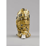 LLADRO' Scultura Coppia Il Bacio di Klimt Lustro Oro 33x31cm Porcellana