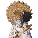 Lladró Figurina Vergine Degli Abbandonati Edizione Numerata 40x18cm Porcellana