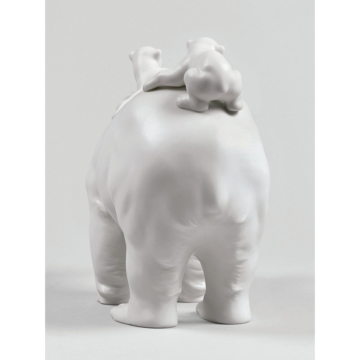 Lladró Figurina Mamma Orsa e I Suoi Piccoli 25x39cm Porcellana