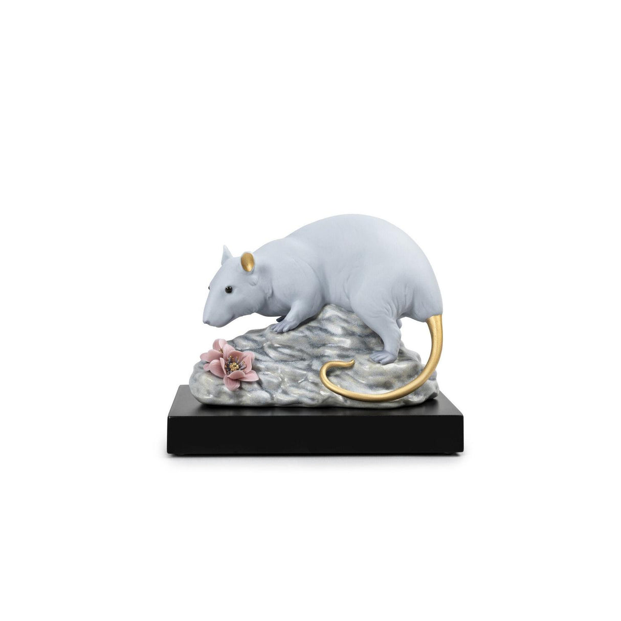 Lladró Figura Scultura Il Topo 10x14cm Porcellana