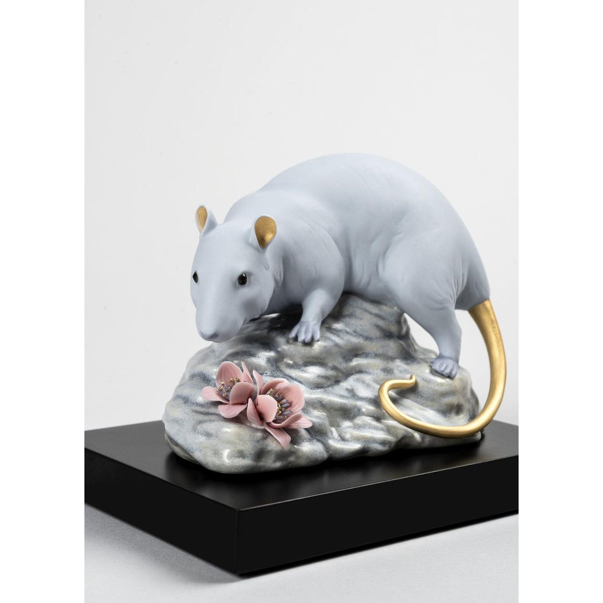Lladró Figura Scultura Il Topo 10x14cm Porcellana