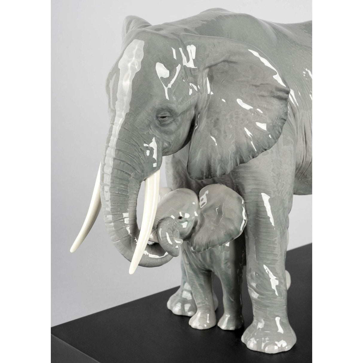 Lladró Scultura Elefanti Indicando la Via 29x36cm Porcellana
