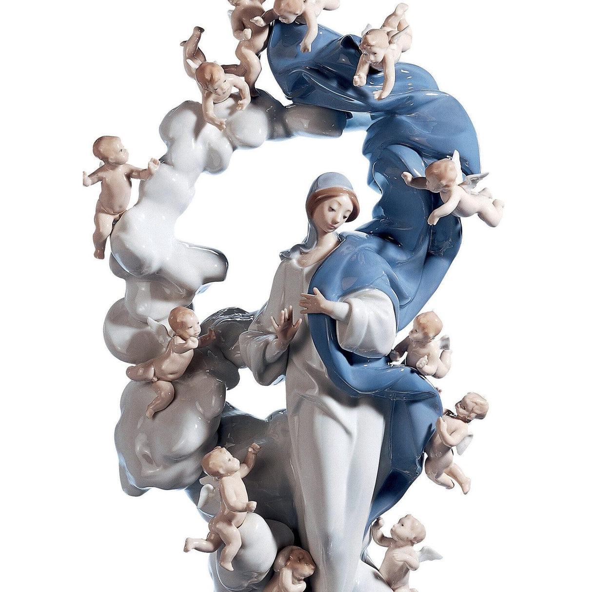 Lladró Figurina Vergine Edizione Limitata 54x26cm Porcellana