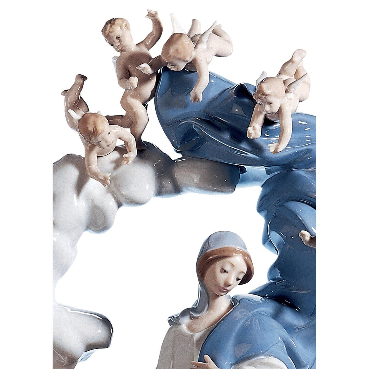 Lladró Figurina Vergine Edizione Limitata 54x26cm Porcellana