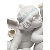 Lladró Figurina Angeli Amore e Psiche 28x43cm Porcellana