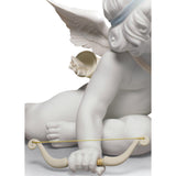 Lladró Figurina Angeli Amore e Psiche 28x43cm Porcellana
