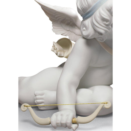 Lladró Figurina Angeli Amore e Psiche 28x43cm Porcellana