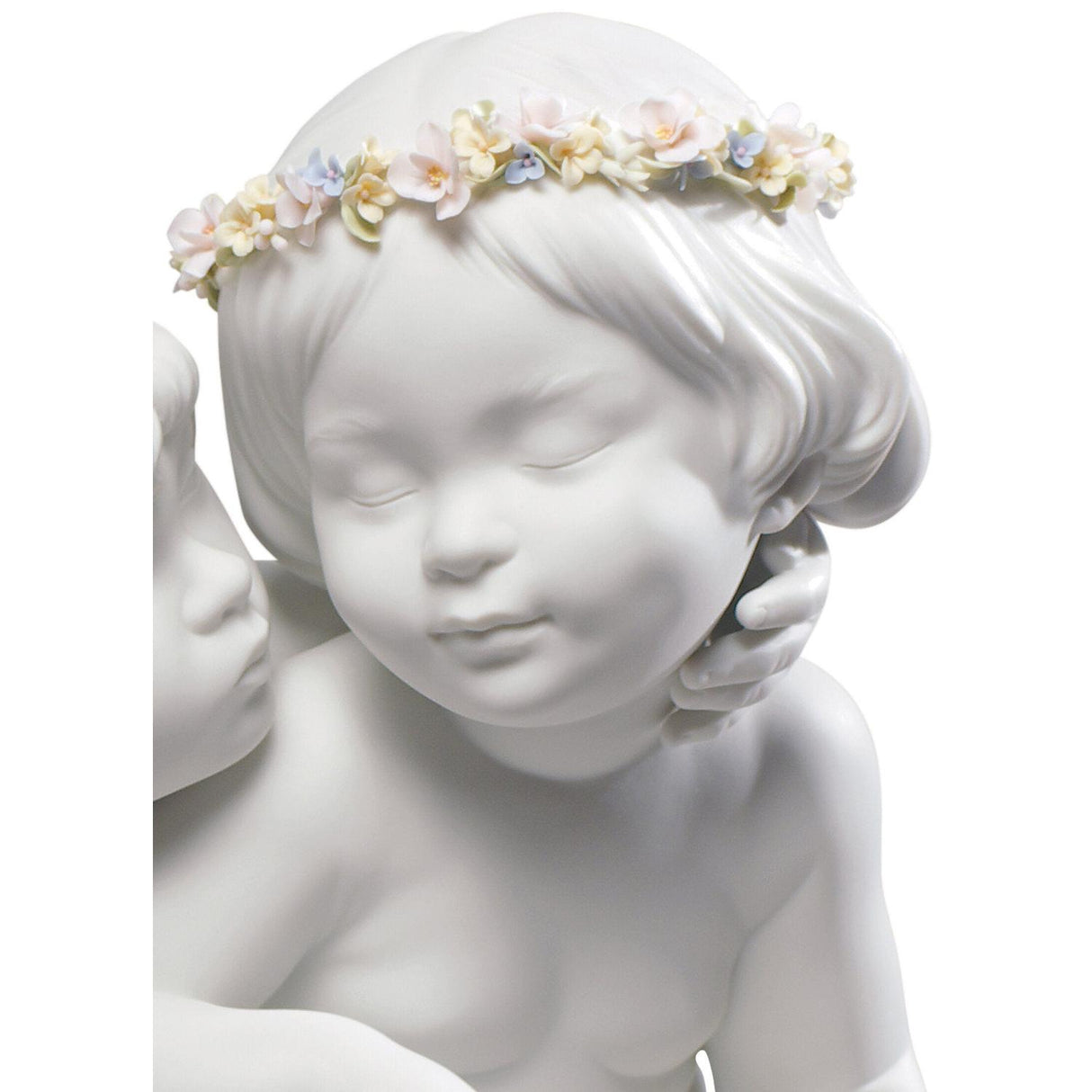 Lladró Figurina Angeli Amore e Psiche 28x43cm Porcellana