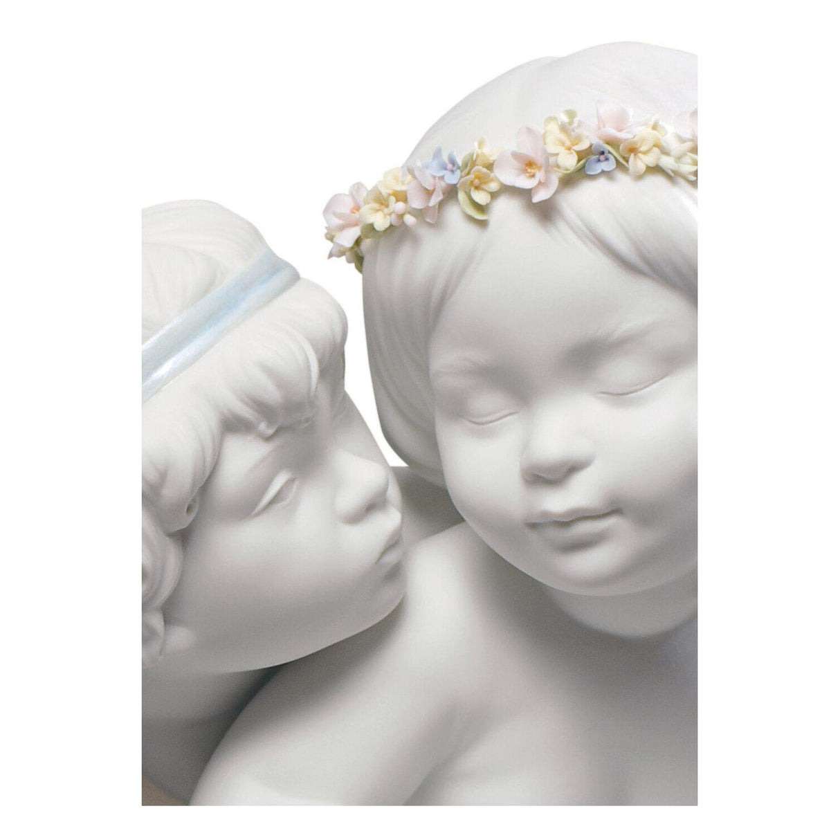 Lladró Figurina Angeli Amore e Psiche 28x43cm Porcellana