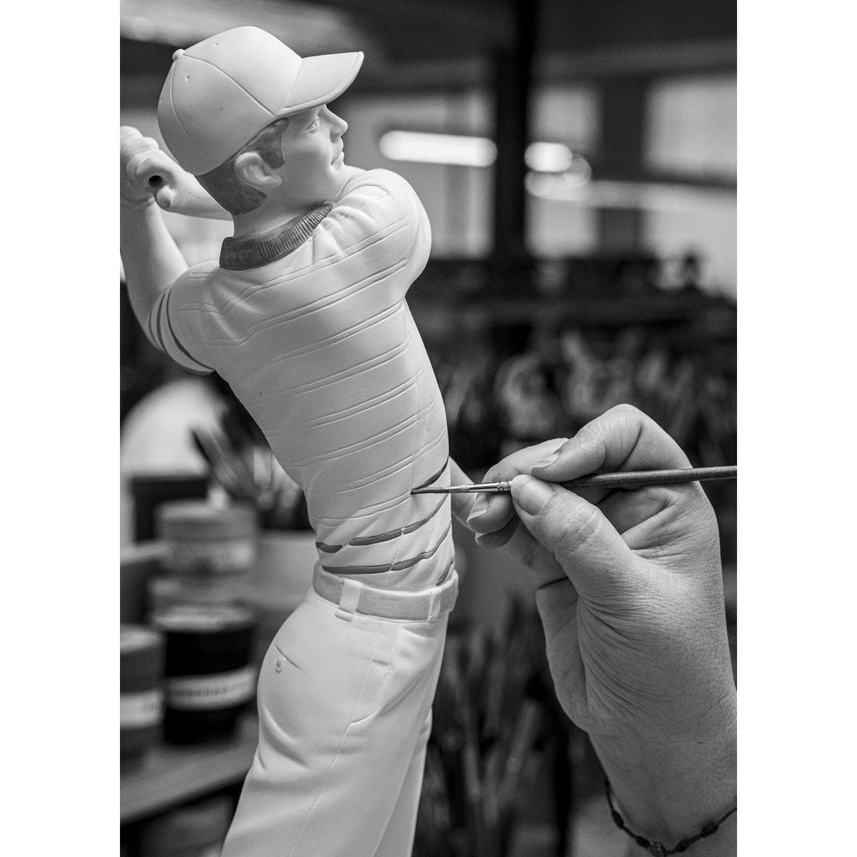 Lladró Figurina Campione di Golf 45x26cm Porcellana