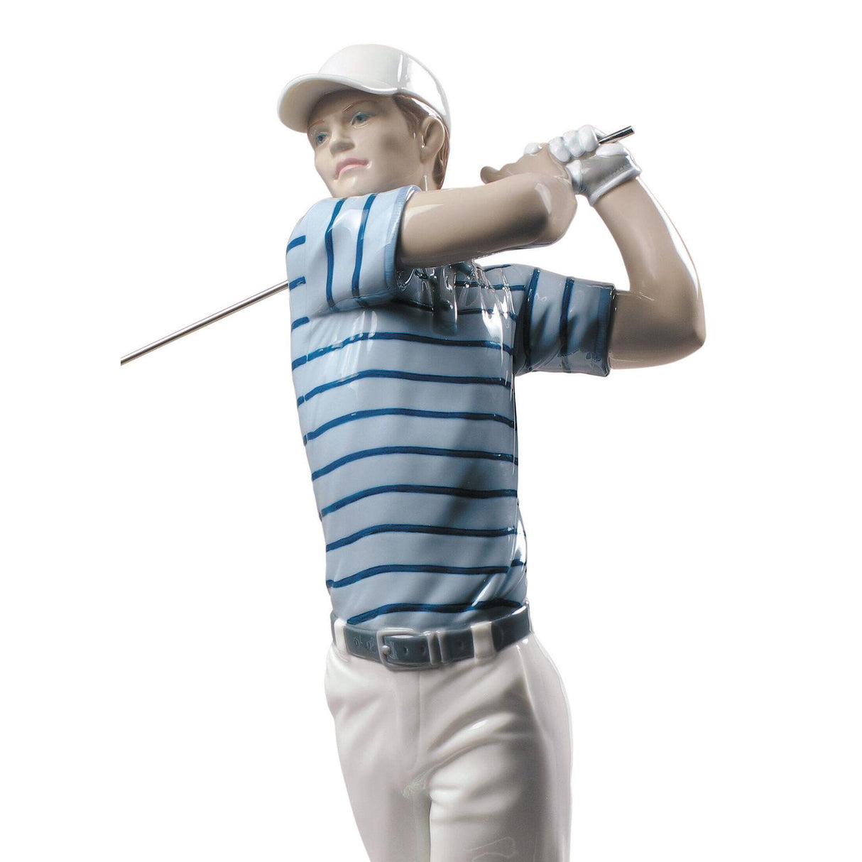 Lladró Figurina Campione di Golf 45x26cm Porcellana