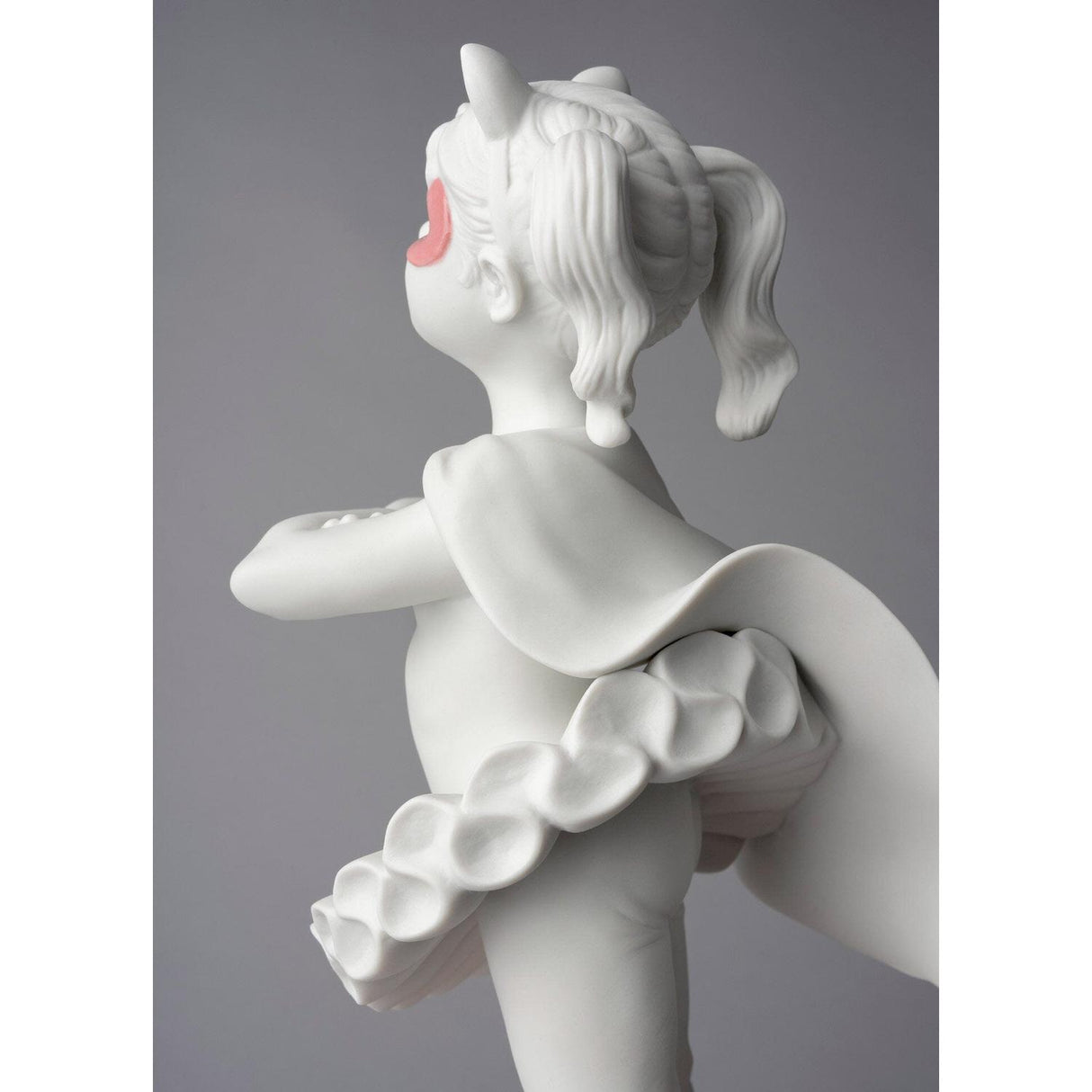 Lladró Figura Scultura Sono Una Supereroina 40x17cm Porcellana