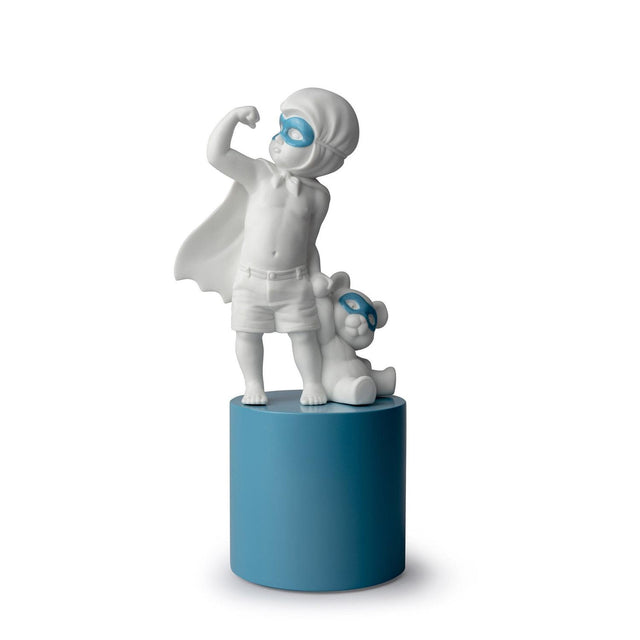 Lladró Figura Scultura Ho Super Poteri 32x15cm Porcellana