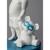 Lladró Figura Scultura Ho Super Poteri 32x15cm Porcellana