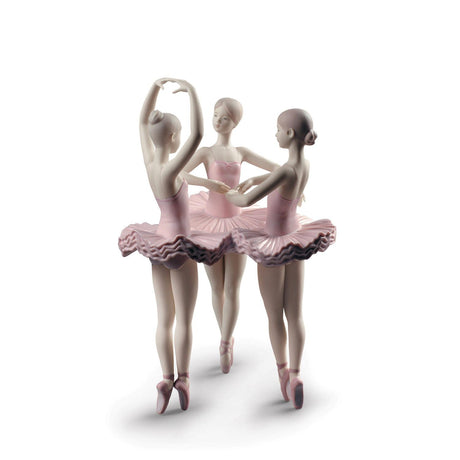 Lladró Figurina Posa di Ballo 31x18cm Porcellana