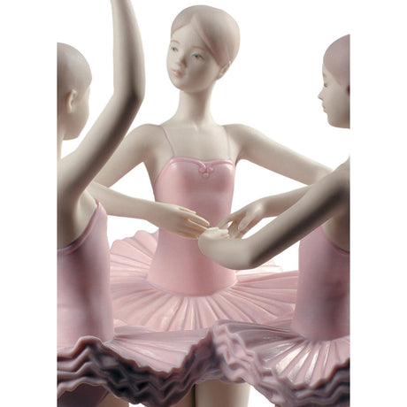 Lladró Figurina Posa di Ballo 31x18cm Porcellana