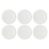 LA PORCELLANA BIANCA Essenziale Gourmet Set 6 Pezzi Piatto Teso Piano 26cm
