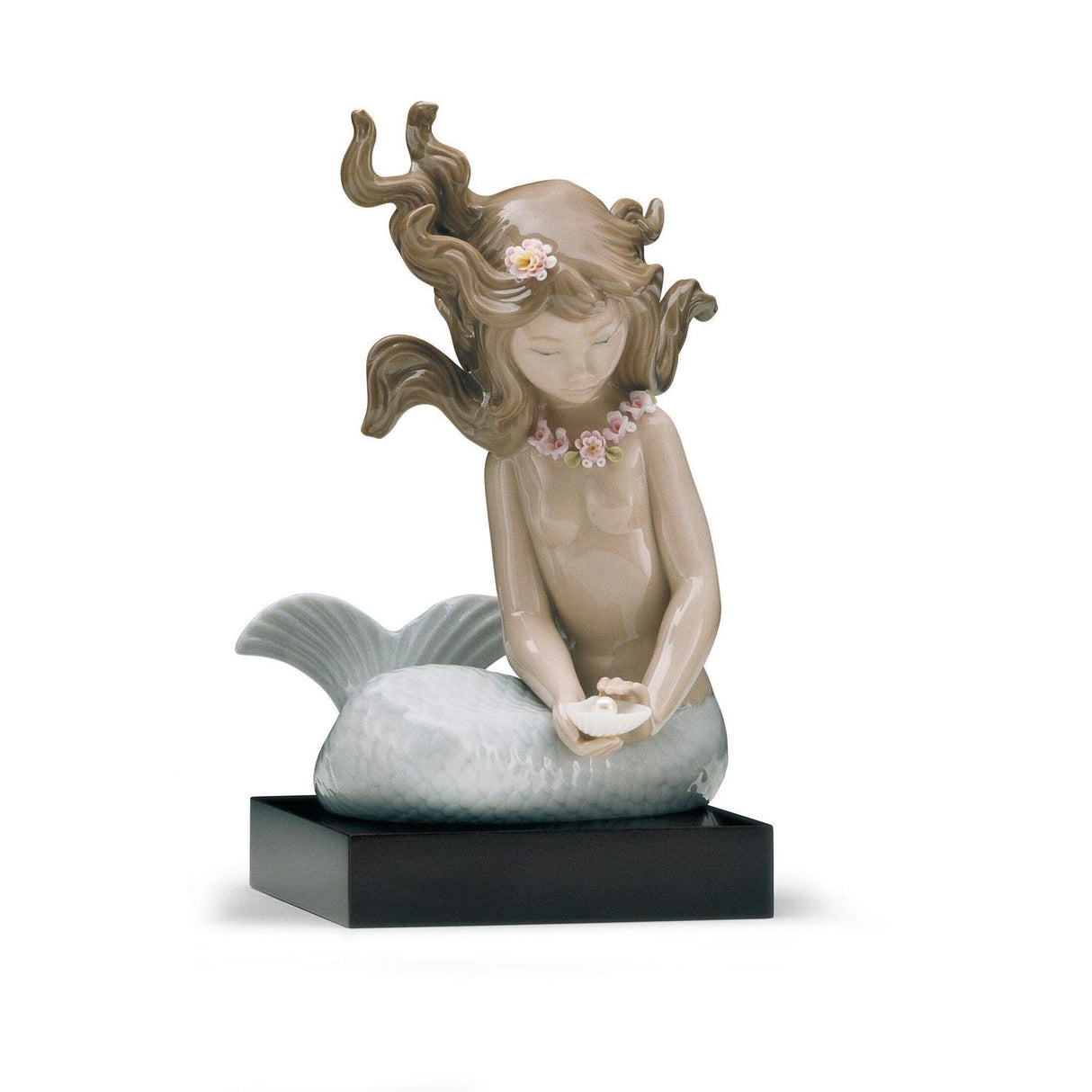 Lladró Figurina Sirena 18x9cm Porcellana