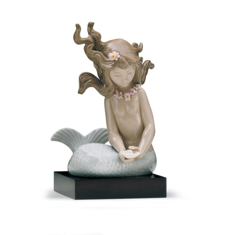 Lladró Figurina Sirena 18x9cm Porcellana