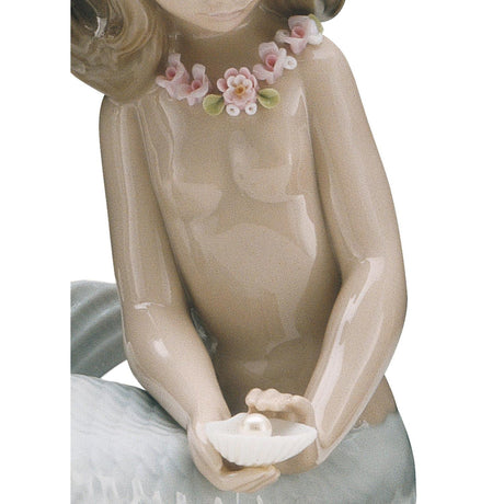 Lladró Figurina Sirena 18x9cm Porcellana