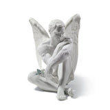 Lladró Figurina Angelo Custode 28x40cm Porcellana