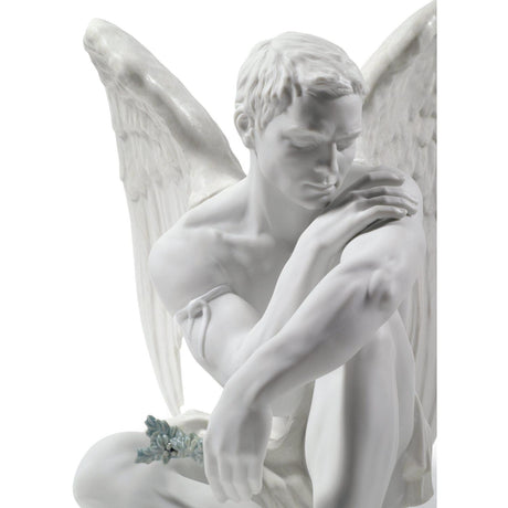 Lladró Figurina Angelo Custode 28x40cm Porcellana