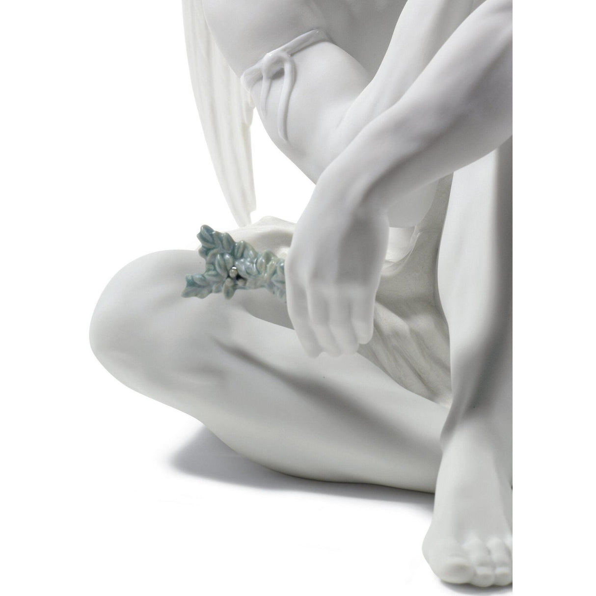 Lladró Figurina Angelo Custode 28x40cm Porcellana