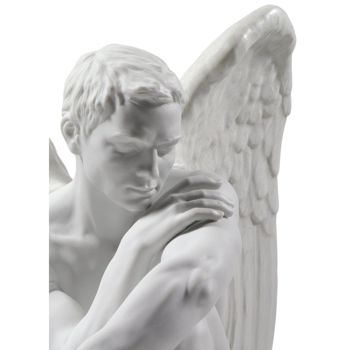 Lladró Figurina Angelo Custode 28x40cm Porcellana