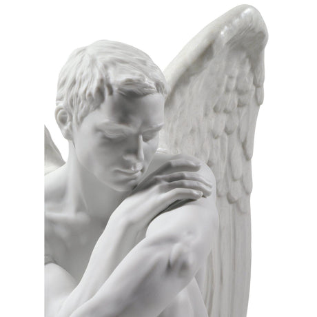 Lladró Figurina Angelo Custode 28x40cm Porcellana