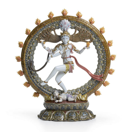 Lladró Scultura Shiva Nataraja Edizione Limitata 47x44cm Porcellana