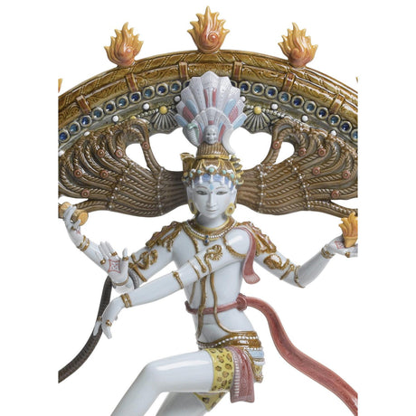 Lladró Scultura Shiva Nataraja Edizione Limitata 47x44cm Porcellana