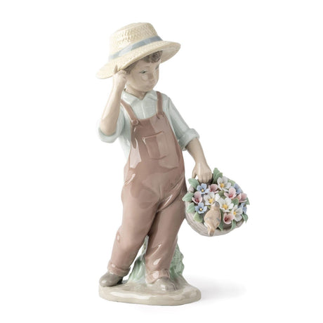 Lladró Figurina Bimbo Quanta Allegria! 21x12cm Porcellana