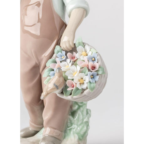 Lladró Figurina Bimbo Quanta Allegria! 21x12cm Porcellana