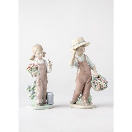 Lladró Figurina Bimbo Quanta Allegria! 21x12cm Porcellana