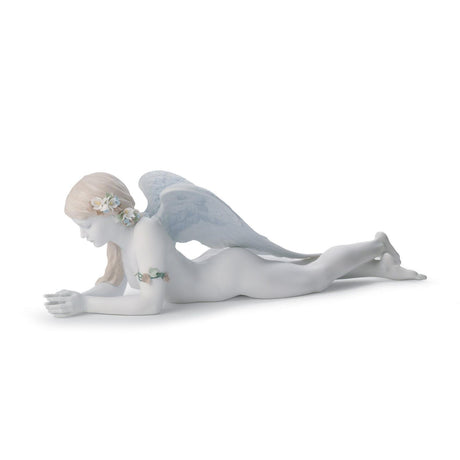 Lladró Figurina Angelo Bellissimo 13x42cm Porcellana