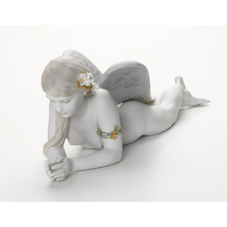 Lladró Figurina Angelo Bellissimo 13x42cm Porcellana