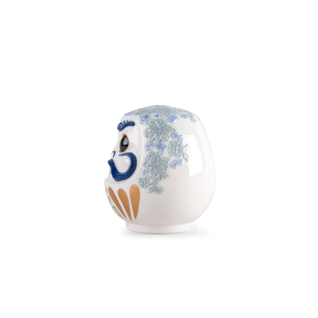 Lladró Daruma Blu 12x12cm Porcellana