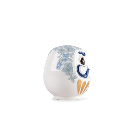 Lladró Daruma Blu 12x12cm Porcellana