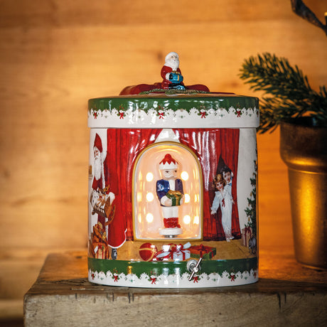 VILLEROY & BOCH Christmas Toys Scatola Carillon 2021 22cm Decorazione Natale