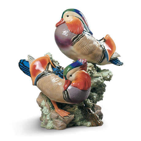 Lladró Scultura Anatre Mandarine Edizione Limitata 47x34cm Porcellana