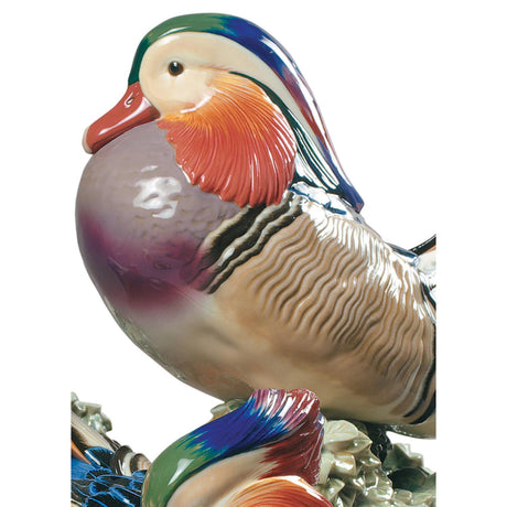 Lladró Scultura Anatre Mandarine Edizione Limitata 47x34cm Porcellana