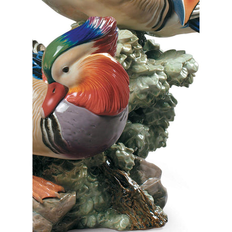 Lladró Scultura Anatre Mandarine Edizione Limitata 47x34cm Porcellana