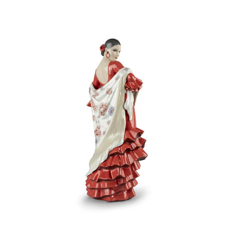 Lladró Figurina Donna Anima Flamenco 43x19cm Porcellana