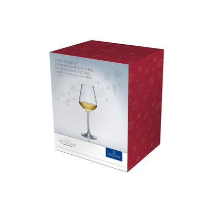VILLEROY & BOCH Toy's Delight Calice Vino Bianco Set 2 Pezzi 380ml Tavola Natale
