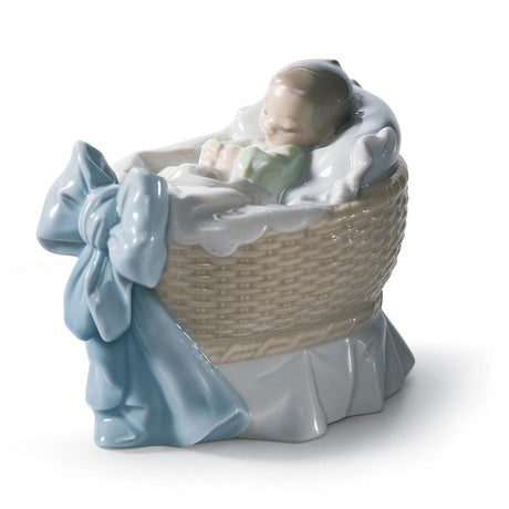 Lladró Figurina Bimbo Un Regalo Dal Cielo 9x7cm Porcellana